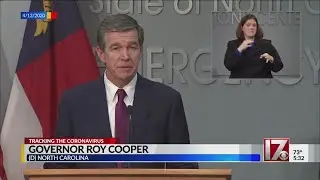 Gov. Cooper reacts to Trump's authority claim