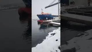 NORWAY SNOW #ship #seamanstory #maritime #sailing #marineservices #norway #marino #snowfall
