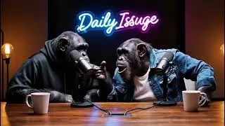 World&rsquo;s First AI Monkey Podcast 🐒🎙️ | Ultra Cinematic Studio Scene