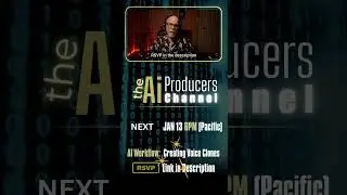 AI Music Production: Jan 13 6PM PST - Voice Cloning