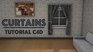 Curtain Tutorial C4D Real Curtains Simulation with belt Cinema 4D