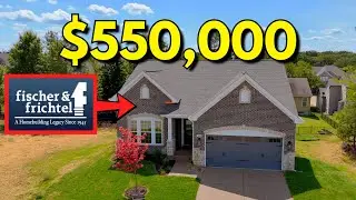 Inside a $550k NEW BUILD Home in Wentzville, MO Built by Fischer & Frichtel