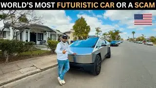 Testing the Tesla CYBERTRUCK in California USA || Crazy experience ||