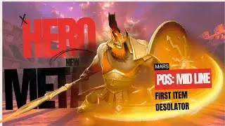 NEW IMBA HERO META DOTA 2 MARS MID LINE &iquest;FIRST ITEM DESOLATOR?