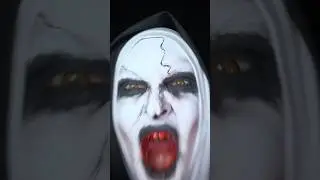 The Nun#thenun #horror #halloween #halloweenmakeup #хэллоуинмакияж #монахиня #проклятиемонахини