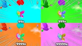 Hogi Is Falling Down Balloon Intro Insanely Fast at 999999x Speed Klasky Csupo Effects!