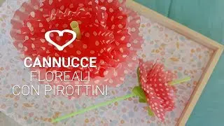 Tutorial: Come realizzare delle cannucce con fiori di carta - La Figurina