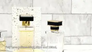 30ml 50ml 100ml Perfume Bottles Wholesale Custom Glass Luxury Empty Perfume Bottle with Box