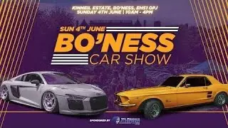 Boness Car show 2024 4k 60fps sdr