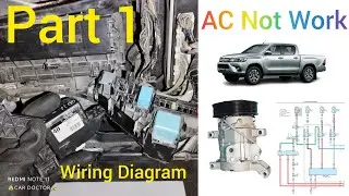 Toyota Hilux 2017 AC Not Working AC Fuse And Relay Location || AC Compressor par Current Ni a rhi