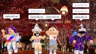 Santa Tell Me - Ariana Grande (Roblox Music Video)