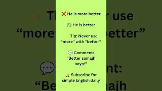Daily English tip 6 #english #englishgrammar #funwithlanguage #funwithlearning #learning #shorts