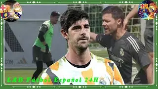 Courtois alucina con la petici&oacute;n de Xabi Alonso en su primer d&iacute;a, Ancelotti nunca se lo pidi&oacute;