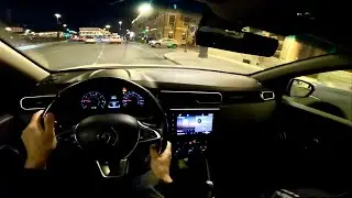 2021 Рено Дастер 1.3 турбо вариатор 150 л.с. | Ночной тест-драйв от первого лица | Обзор