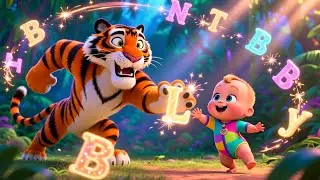 Learn ABCs with Tiger 🐯 | Fun Alphabet Song for Kids | Educational Nursery Rhyme