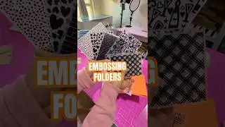 Embossing folders - textura al papel