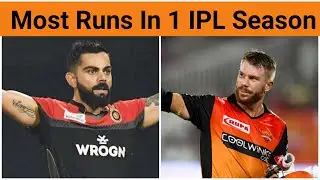 Most Runs In 1 IPL Season | #IPL