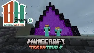 l Block Hunter SMP l S3 S5 l Resource Gathering For Epic Nether Portal Build