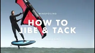 Wingfoiling Jibe & Tack How To with Flo Jung.