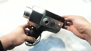 Yashica Super-60 Electronic loading Super 8 film and batteries on Super 8 camera SU 60 E ON SALE
