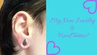 Body Mod Update: New Jewelry + Fixed Tattoo!