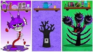 OH NO! Help Purple Infected 🆚 Tree 🆚 Purple Phase #6 | IncrediBox Sprunki Animation