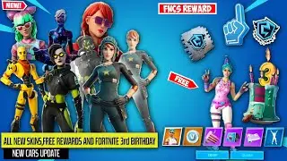 New Leaked Skins & Emotes,NEW car Update,Fortnite&rsquo;s 3rd birthday & FNCS Reward(Free rewards)FORTNITE