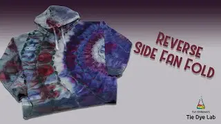 Tie Dye Designs : Reverse Dyed Side Fan Fold Hoodie [OWB]