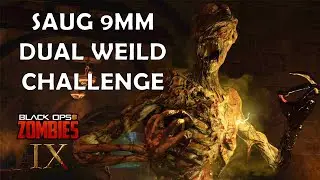 SAUG 9MM DUAL WIELD Challenge | DanuTower:Arboretum | IX | Black Ops 4 Zombies