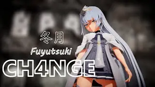 【MMD艦これ】『CH4NGE』第三十一戦隊、第四十一駆逐隊、冬月、出るぞ！各艦、遅れるな！【秋月型 8番艦 駆逐艦冬月】#KanColle #mmd #艦これmmd #mmd艦これ #冬月 #艦これ