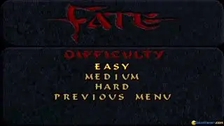 Fate gameplay (PC Game, 1996)