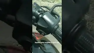 sepeda motor terjebak di pasir laut#shots
