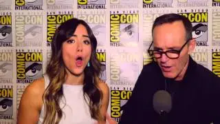 Chloe Bennett (Skye) & Clark Gregg (Agent Coulsen) talk new season of Marvel's Agents of Shield