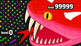 Snake io MAX LEVEL VIP snake🐍Snake clash arena  unbelievable snake clash updates#snake#snacks #4k #8