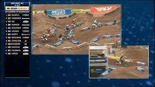 250 Heat 1 Crash SLC Supercross 2021