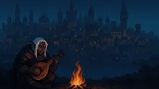 🌙 Баллада дроу | Атмосфера у костра в Балдурс Гейт | Сегодня стражи Врат Балдура хранят твой сон