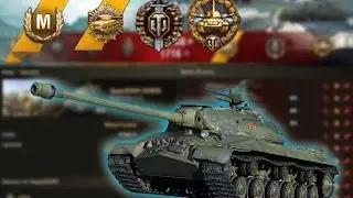 World of Tanks. IS-3 Pools medal, Ace Tanker, Top Gun, High Caliber Gameplay