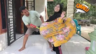 Drama Lucu 💢😱 Ibu Hamil Melahirkan Depan Belakang Buncit