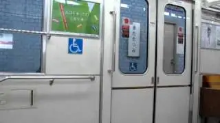 【大阪市営地下鉄】千日前線25系 未更新車 ドア開閉 北巽