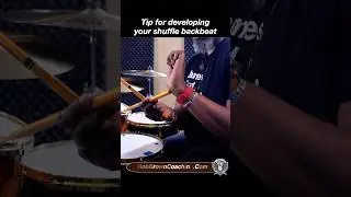 Improve your shuffle backbeat with this one tip! #robbrownondrums #Shufflegroove