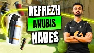 refrezh Anubis Nades - Utility POV vs K10 | CS2 European Pro League Season 14