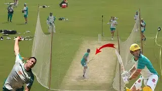 Scott Boland Bowling To Mitchell Marsh | Australian cricket Team Practice session | Wahjoc Sports
