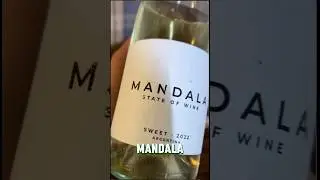 Hoy probamos el vino blanco dulce mandala sweet #wine #vinoblanco #mandala #mendoza #argentina