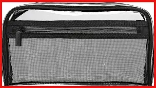 Conair Sundry/Cosmetic Travel Bag, Toiletry Bag by Travel Smart, Clear