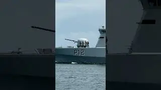 Baltic Operations 2025: Patrouilla Ship Dzūkas (P 12) Листья Росток Хафен 5.6.2025...