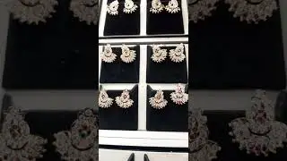 impon earing daily wear life time usage repolish white and ruby stone ct.9840605038 no cod