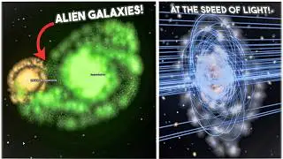I Simulated GALAXY COLLISIONS at Light Speed... The Results Are MIND-BLOWING!