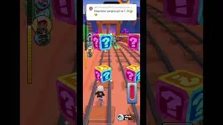 Subway Surf ama yarışta 1.olmak zorundayım #subwaysurf #g&ouml;rev #yarış