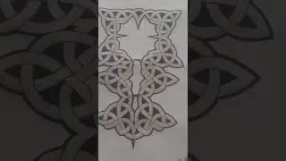 Knotwork Drawing. #knotwork #art #celtic #viking #isleofman