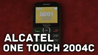 Распаковка Alcatel One Touch 2004C Black
